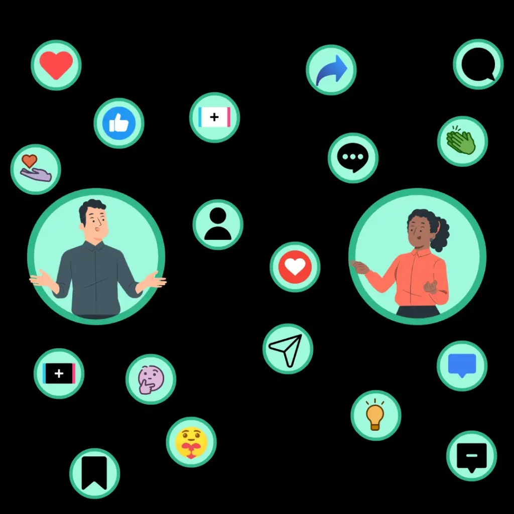 Social Media Management Social media reactions Etrespo Desktop