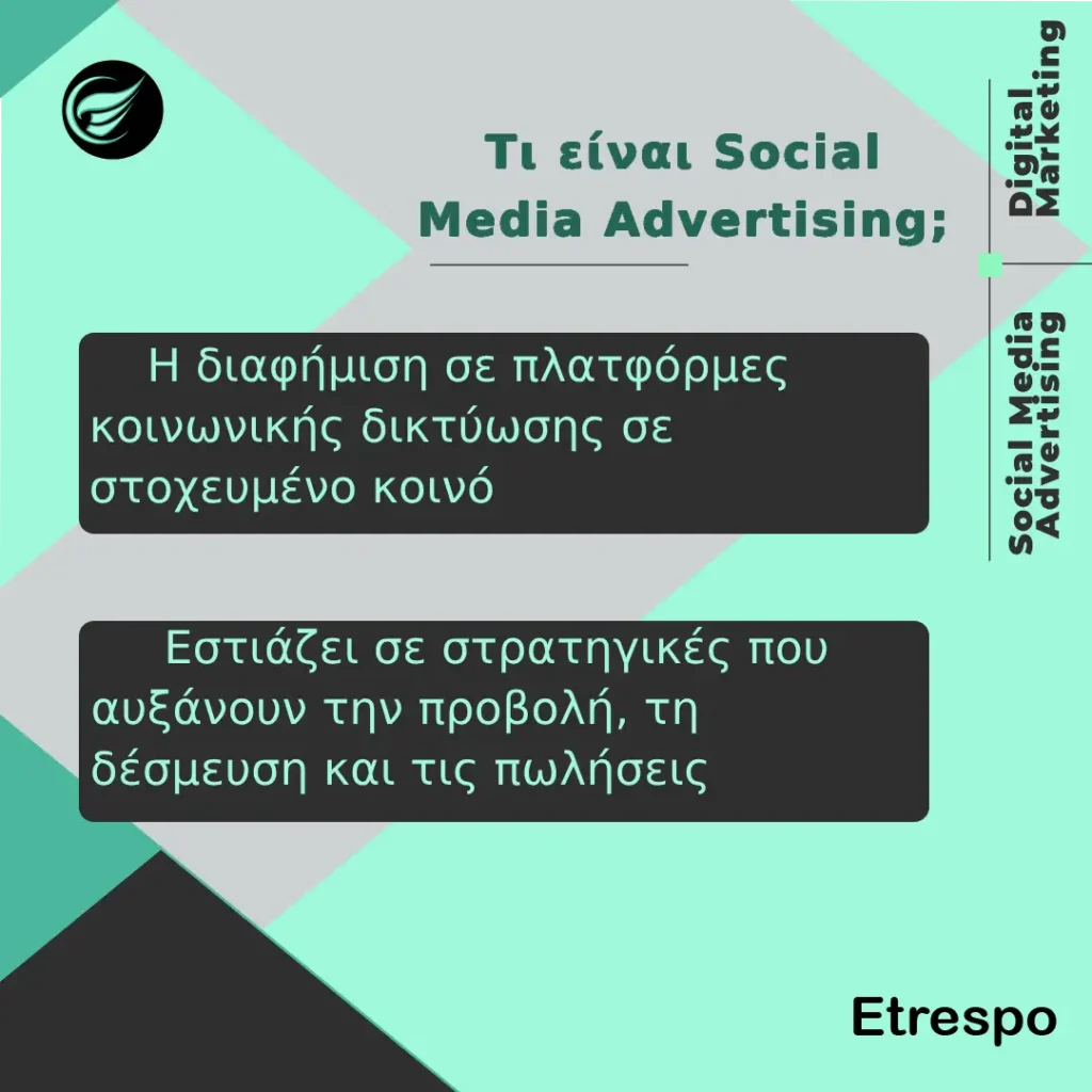 Τι είναι Social Media Advertising