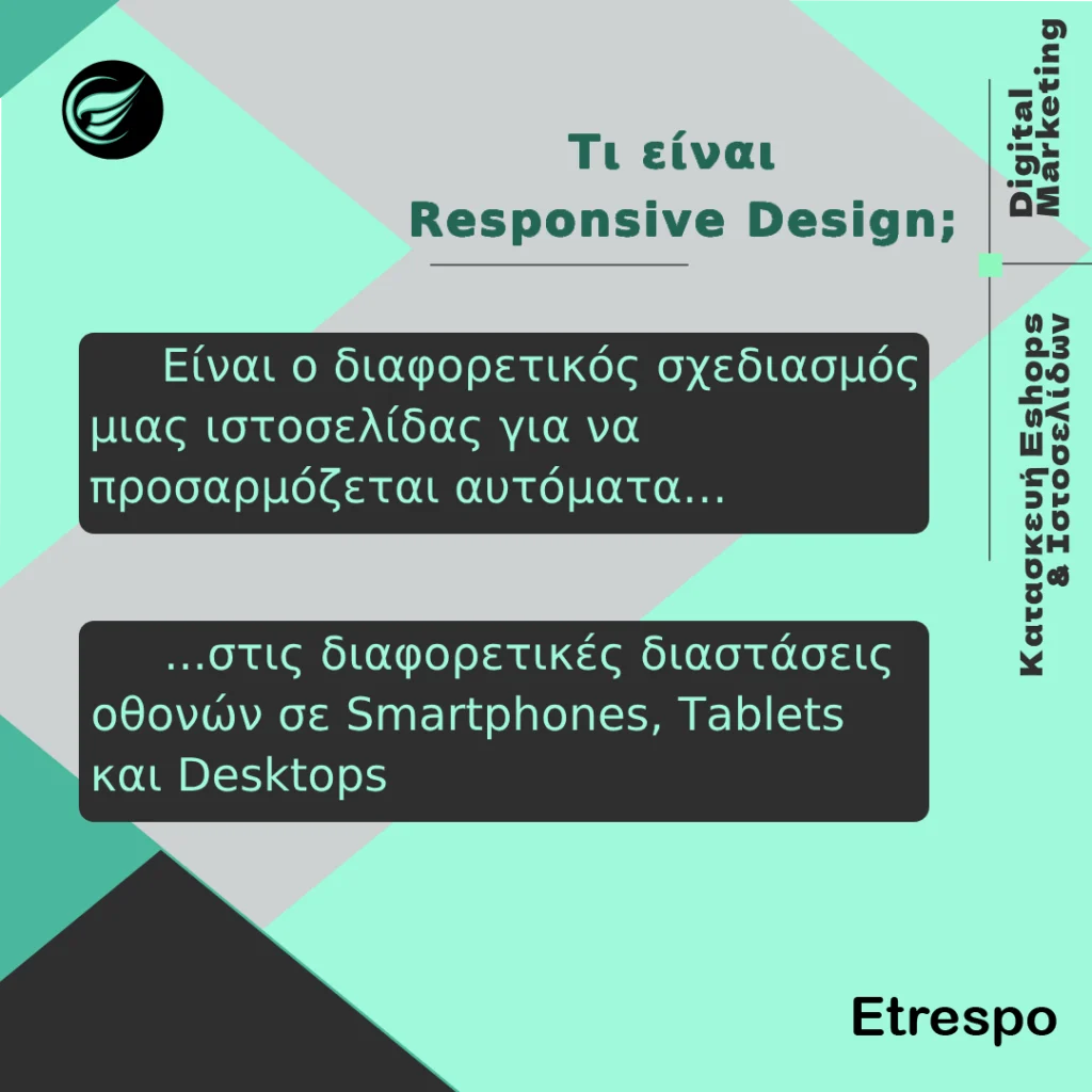 Τι είναι Responsive Design; Τι είναι Responsive Design;